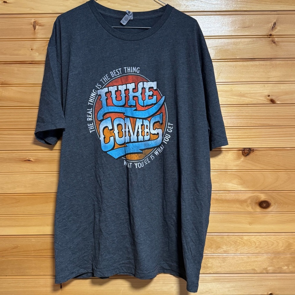 Luke Combs Grey Tee XXL